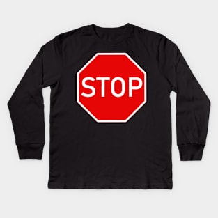 its time to stop Kids Long Sleeve T-Shirt